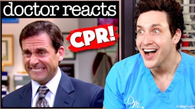 Doctor Reacts To "The Office" Medical Scenes