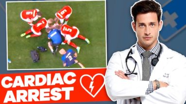 Doctor Reacts To Soccer Player's Heart Stopping Mid-Game #shorts