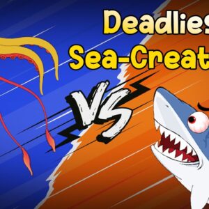 Deadliest Sea Creatures | Underwater Killers | Shark vs Giant Squid | The Dr. Binocs Show